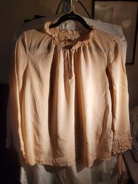 Rebecca Taylor Light Pink Ruffled Chemise